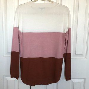 Lety & Me brand Angelina color blocked pullover
